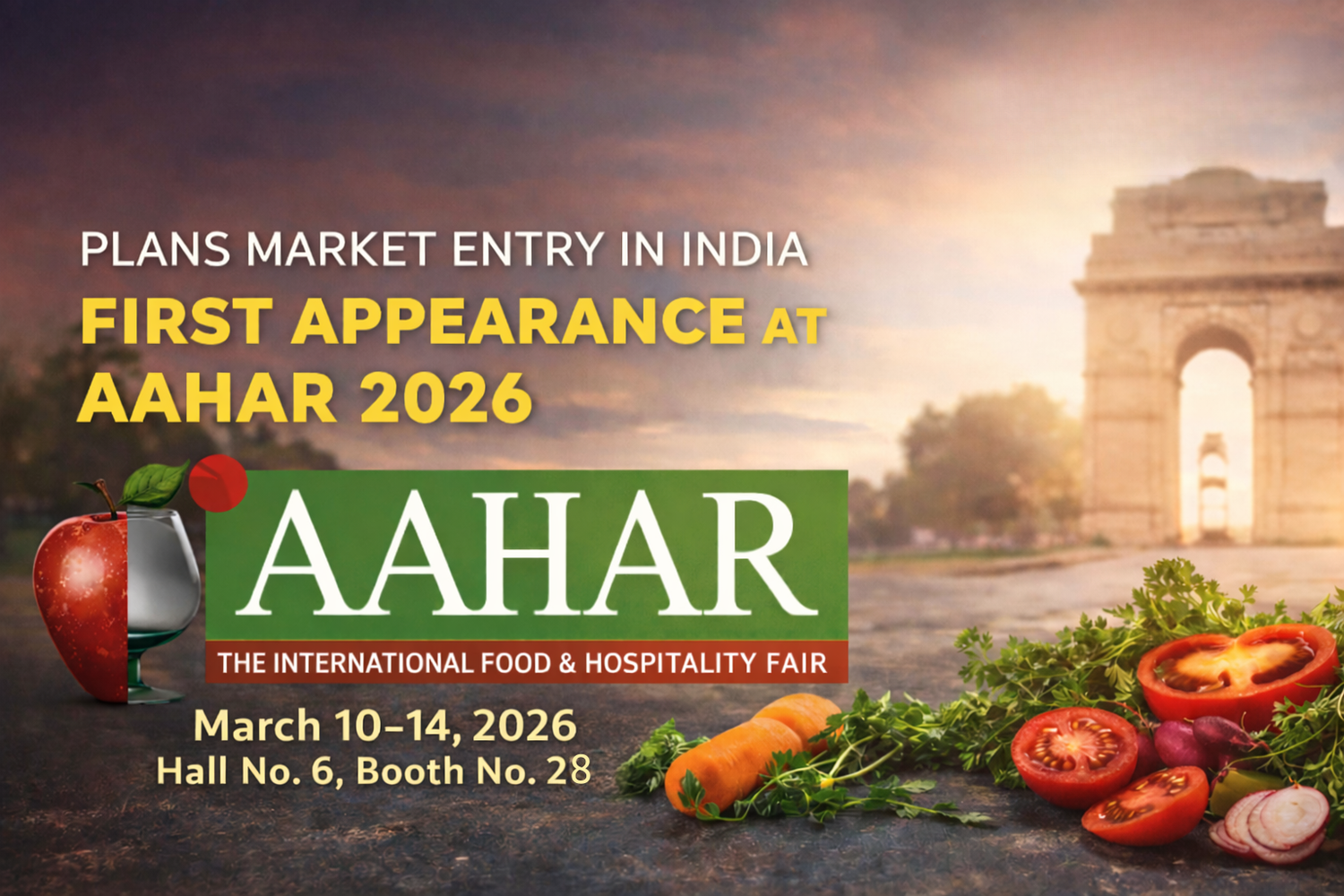 Our First Appearance at AAHAR 2026 India